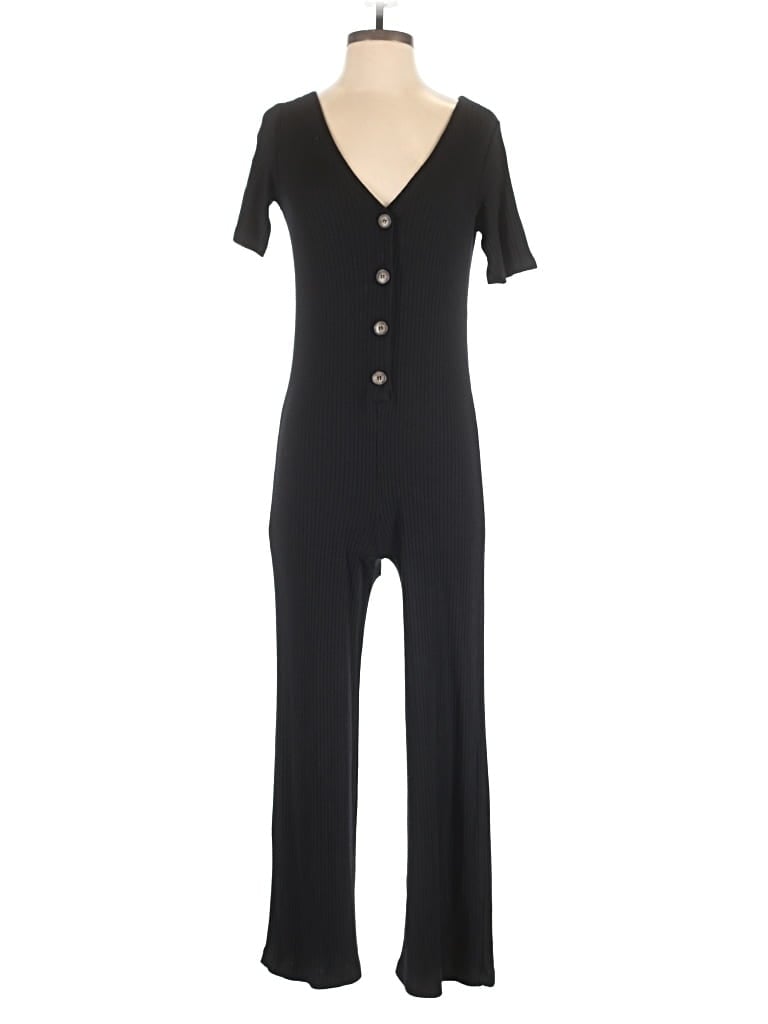 Pre-owned Reformation Jeans Jumpsuit In Black