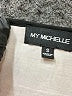 My Michelle 100% Polyester Color Block Black Short Sleeve Top Size S - photo 7