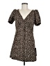 Lulus 100% Polyester Animal Print Brown Casual Dress Size M - photo 1