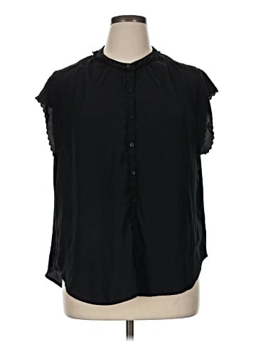 Joie Sleeveless Button-Down Shirt (view 1)