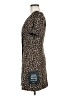 Lulus 100% Polyester Animal Print Brown Casual Dress Size M - photo 5