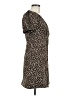 Lulus 100% Polyester Animal Print Brown Casual Dress Size M - photo 4