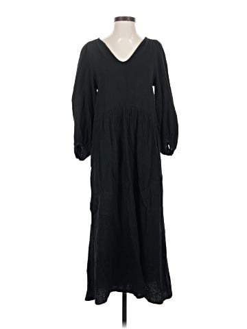 Madewell Lightspun V-Neck Midi Dress (view 1)