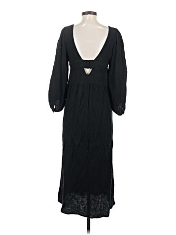 Madewell Lightspun V-Neck Midi Dress (view 2)