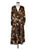 Zara Basic Paisley Brown Casual Dress Size M - photo 1