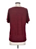 AB Studio Burgundy Short Sleeve T-Shirt Size S - photo 2