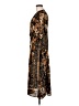 Zara Basic Paisley Brown Casual Dress Size M - photo 5