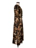 Zara Basic Paisley Brown Casual Dress Size M - photo 4