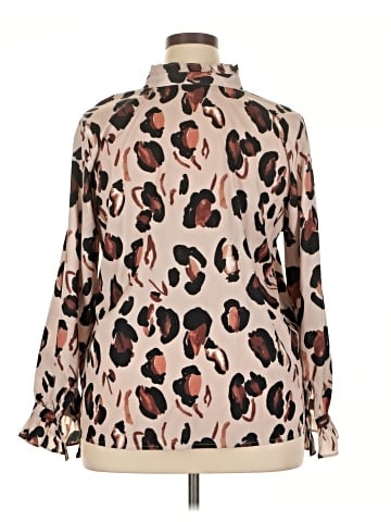 ELOQUII Long Sleeve Blouse (view 2)