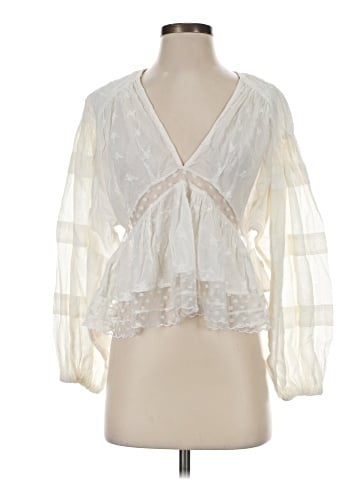 Free People 3/4 Sleeve Blouse (view 1)