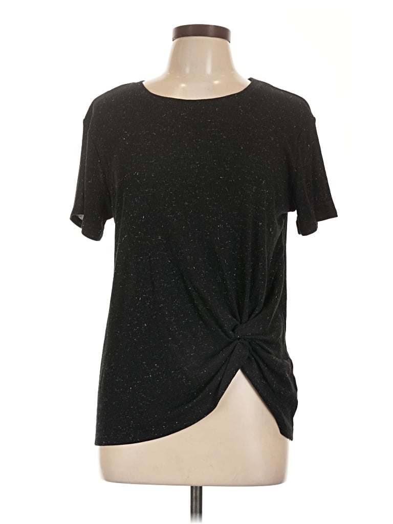 Pre-owned Apt. 9 Short Sleeve T-shirt In Black