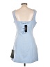 Lulus Solid Blue Casual Dress Size L - photo 2