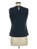 Grayson Blue Sleeveless Blouse Size Med (3) - photo 2