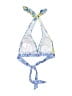 Stella Parker Print Blue Swimsuit Top Size S - photo 2