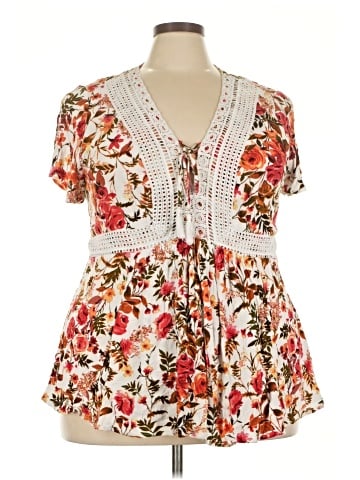 Torrid Short Sleeve Blouse (view 1)