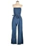 Hyfve Solid Blue Jumpsuit Size S - photo 1
