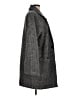 Madewell 100% Merino Houndstooth Gray Wool Coat Size M - photo 4