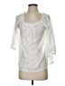 Ember 100% Polyester White 3/4 Sleeve Blouse Size S - photo 1