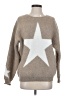 Bluivy Stars Tan Pullover Sweater Size S - photo 1