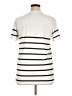 Unbranded Stripes Ivory Short Sleeve Henley Size 0X (estimated) - photo 2