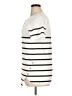 Unbranded Stripes Ivory Short Sleeve Henley Size 0X (estimated) - photo 5