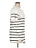 Unbranded Stripes Ivory Short Sleeve Henley Size 0X (estimated) - photo 4