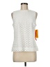 Ruby Rd. 100% Cotton White Sleeveless Blouse Size 8 - photo 1