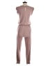 Anrabess Solid Brown Pink Jumpsuit Size S - photo 2