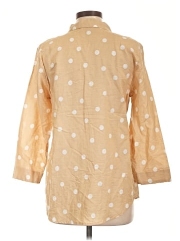 Hester & Orchard 3/4 Sleeve Button-Down Shirt (view 2)