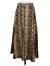 Zara Animal Print Gold Formal Skirt Size M - photo 2