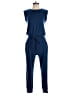 Anrabess Solid Blue Jumpsuit Size S - photo 1