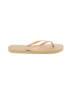 Unbranded Tan Yellow Flip Flops Size 7 - 8 - photo 1