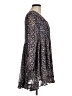 Papillon 100% Rayon Paisley Blue Casual Dress Size M - photo 4