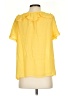 Max Studio Yellow Short Sleeve Blouse Size S - photo 2