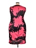 Unbranded Graphic Pink Cocktail Dress Size 4XL - photo 2
