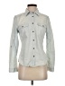 KatWalk Gray Long Sleeve Button-Down Shirt Size S - photo 1