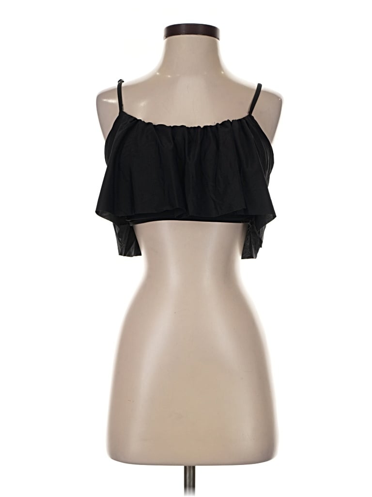 Pre-owned Cupshe Sleeveless Blouse In Black