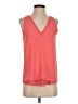 Cooper & Ella 100% Polyester Orange Sleeveless Blouse Size XS (0) - photo 1