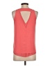 Cooper & Ella 100% Polyester Orange Sleeveless Blouse Size XS (0) - photo 2