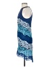 Sugar Lips Graphic Blue Cocktail Dress Size S (estimated) - photo 5