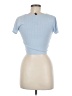 Garage Blue Short Sleeve Top Size M - photo 2