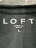 Ann Taylor LOFT 100% Rayon Gray Short Sleeve Top Size L - photo 7
