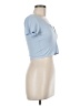 Garage Blue Short Sleeve Top Size M - photo 4