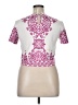 Choles 100% Polyester Pink Short Sleeve Top Size XL - photo 2