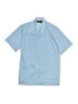 Rafael Solid Blue Short Sleeve Button-Down Shirt Size 12 - photo 1