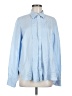 J.Crew 100% Viscose Blue Long Sleeve Button-Down Shirt Size 8 - photo 1