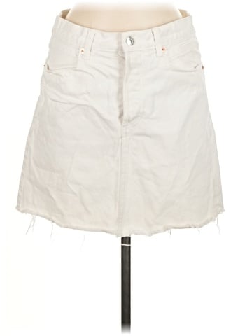 MNG Denim Skirt (view 1)