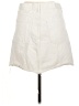MNG 100% Cotton Solid White Denim Skirt Size M - photo 2