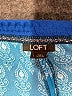 Ann Taylor LOFT 100% Polyester Print Blue Shorts Size L - photo 3