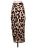 Never Fully Dressed 100% Polyester Animal Print Brown Tan Casual Skirt Size S - photo 1
